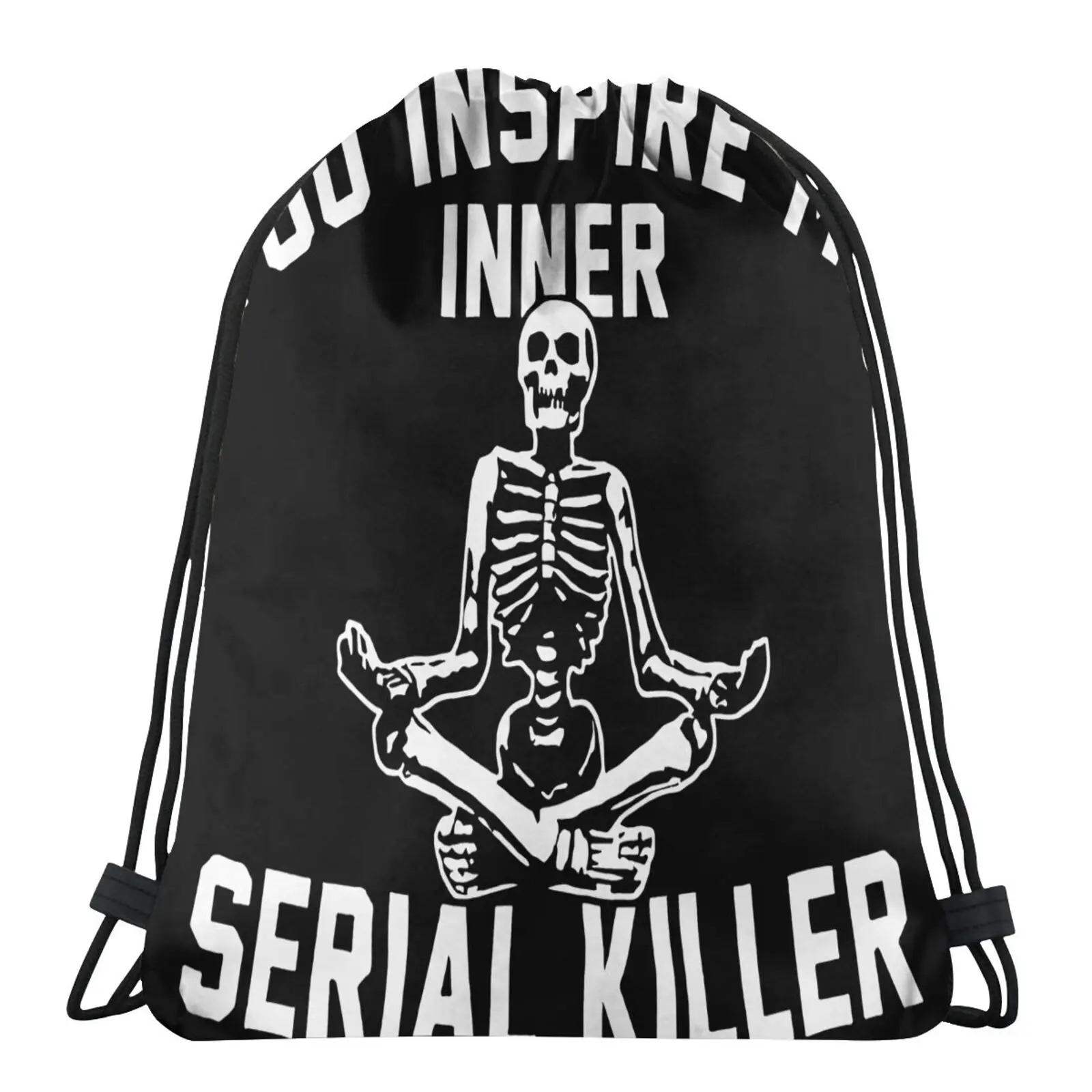 

Skull You Inspire My Inner Serial Men's Backpack Bag Woman Shoes Bag Package Skull Bag Children's Backpack Skull Bag Shoes Bag