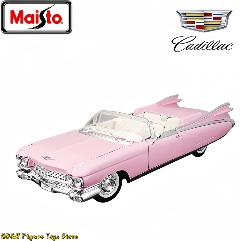 Maisto 1:18 1959 Cadillac Eldorado Biarritz Розовая модель автомобиля