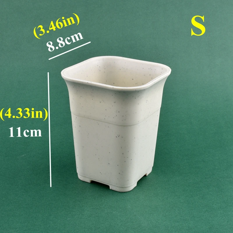 

Квадратные пластиковые горшки для цветов 5/10 шт.