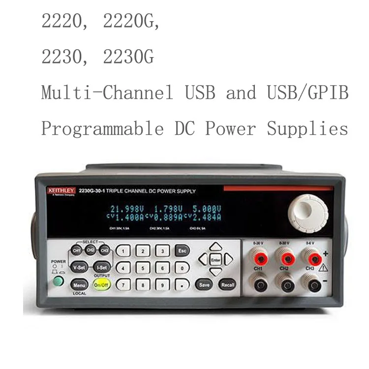 Keithley 2220-30-1 30 в а USB двухканальный программируемый источник питания постоянного
