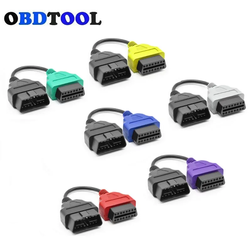Диагностический кабель OBD2 для сканера Fiat, 6 шт./комплект