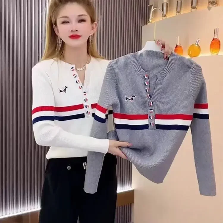 Одежда для гольфа корейский свитер женская одежда новинка весны 2024 женский
