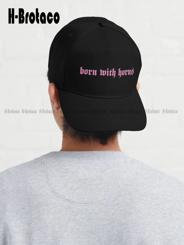 

Papercuts Mgk Born With Horns Merch Baseball Cap Cowboy Hats For Men Comfortable Best Girls Sports Quick Dry Mesh Cap Denim Caps