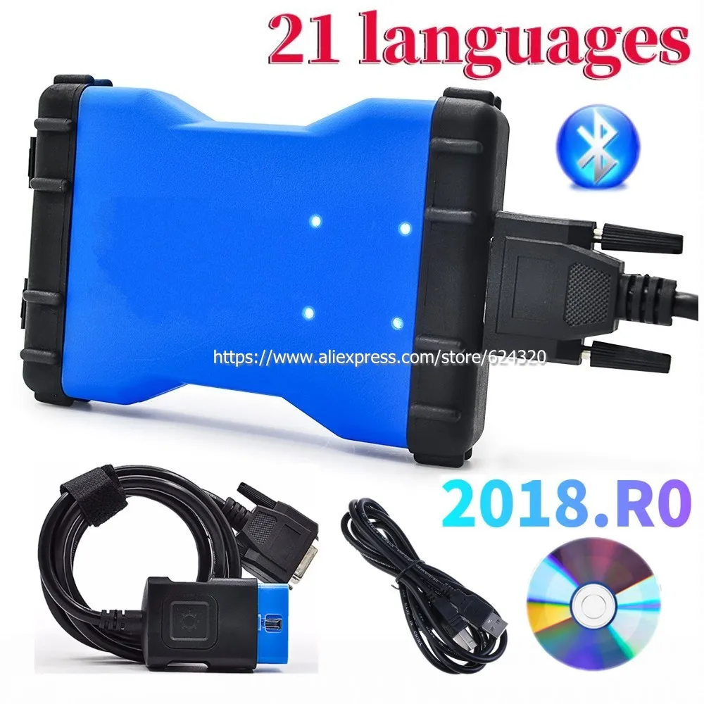 Новинка 2021 VCI vd tcs cdp VD DS150E CDP 2018.R0 лучшее реле с Bluetooth для автомобильных автомобилей
