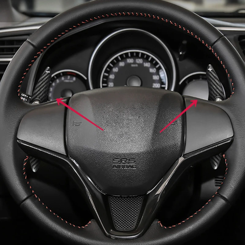 

Весло переключения руля для HONDA Vezel 2015-2020 Fit 2018-2020 Красное и черное