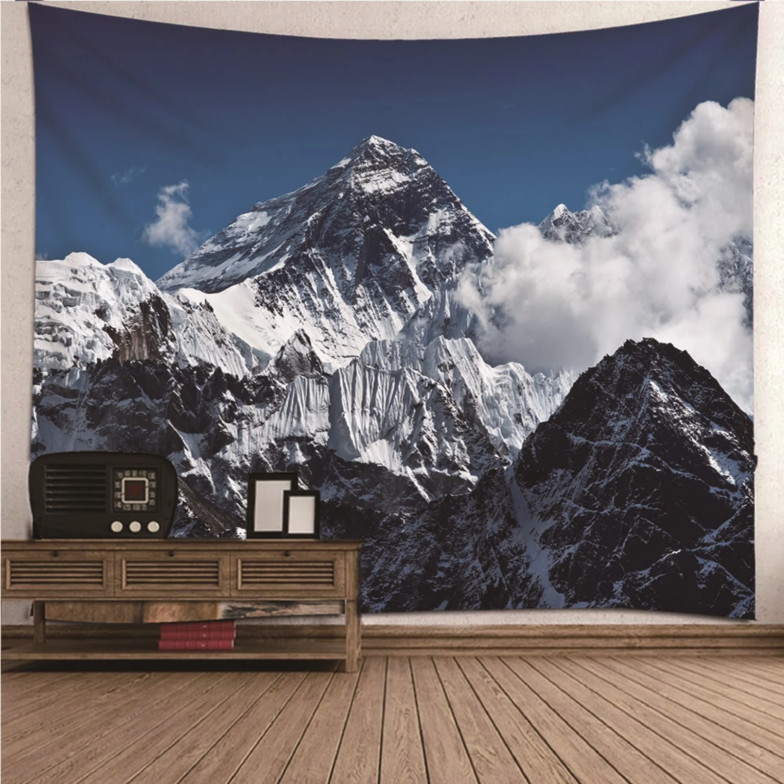 

Tapestry Bedroom Hanging Tapestry Wall natural scenery Beautiful Snow Mountain Wall Hanging Blanket Dorm Art Decor Covering