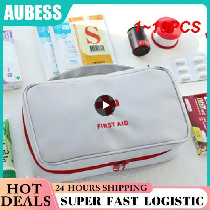 

1~10PCS Empty Large Portable Outdoor Survival First Aid Kits Disaster Earthquake Emergency Bags Big Capacity Home Car