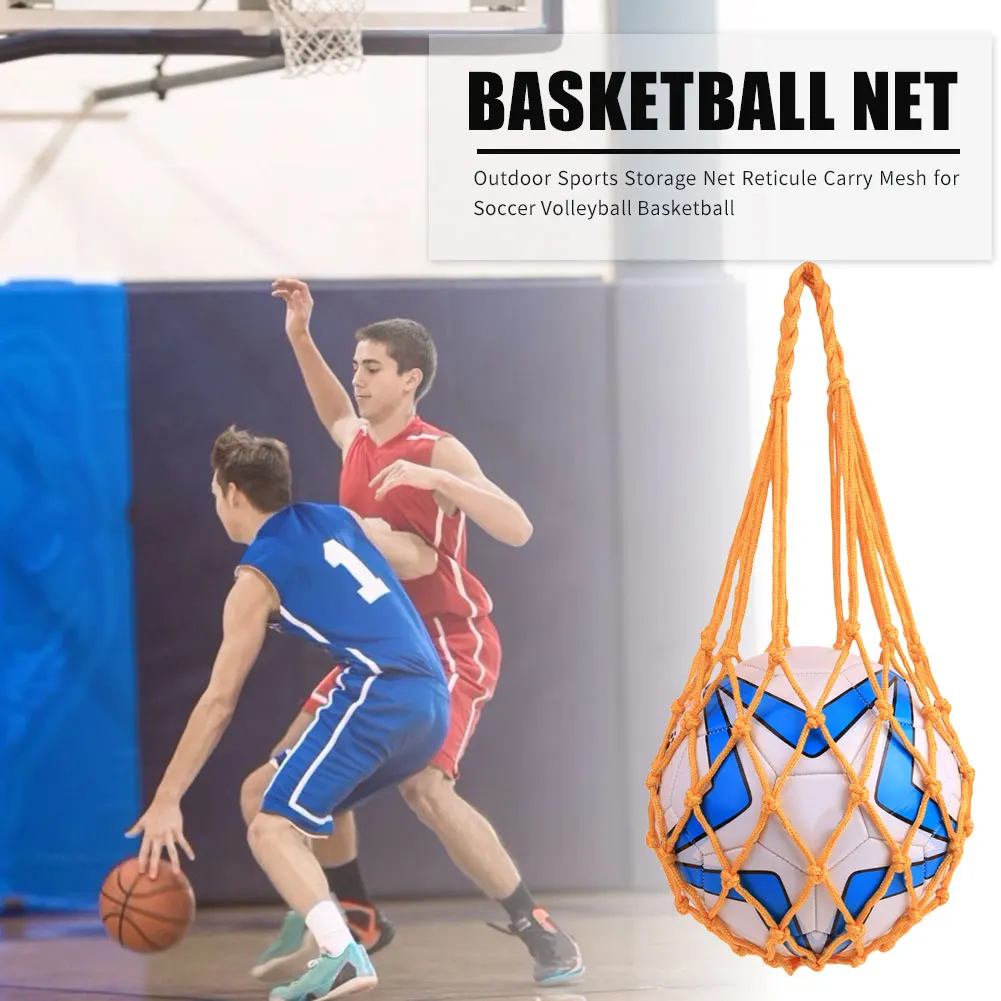 

Basketball Storage Net Reticule Outdoor Sports Soccer Volleyball Carrying Bag for Indoor Exercise Sport Ornaments