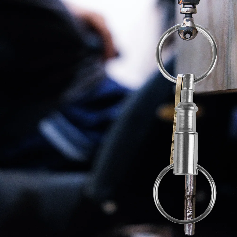 

10 Pcs Key Ring Automotive Accessories Snap Seperate Keychain Pull Apart Accessory 2 Split