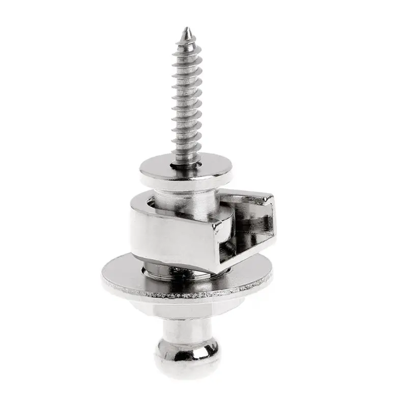 

1Pc High Quality Guitar Chrome Bass Round for Head Strap Locks for GIBSON