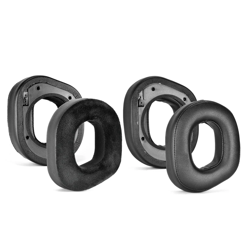 

67JA 1 Pair Leather Earpad Cushion Round Cover for Turtle Beach 700 Gen 2 Headset