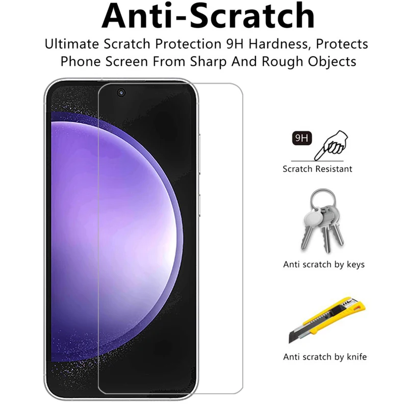 Защитное закаленное стекло для samsung galaxy s20 s21 s23 fe 5g пленка экрана s 20 21 23 23s s20fe s21fe s23fe