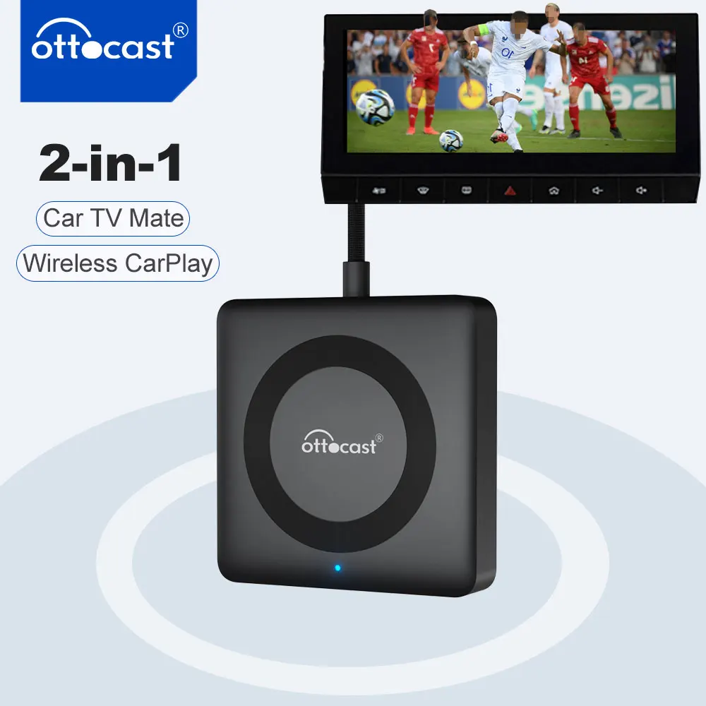 Ottocast Wireless Carplay Adapter Converter Для Fire Google Tv Stick — Автомобильный Видеоаксессуар Oem Integration
