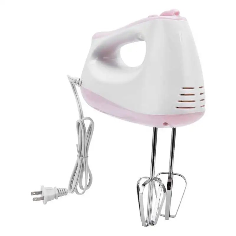 

5 скоростей венчик для взбивания яиц ручной работы Электрический взбиватель молока венчик для яиц с ящиком для хранения вилка стандарта США...