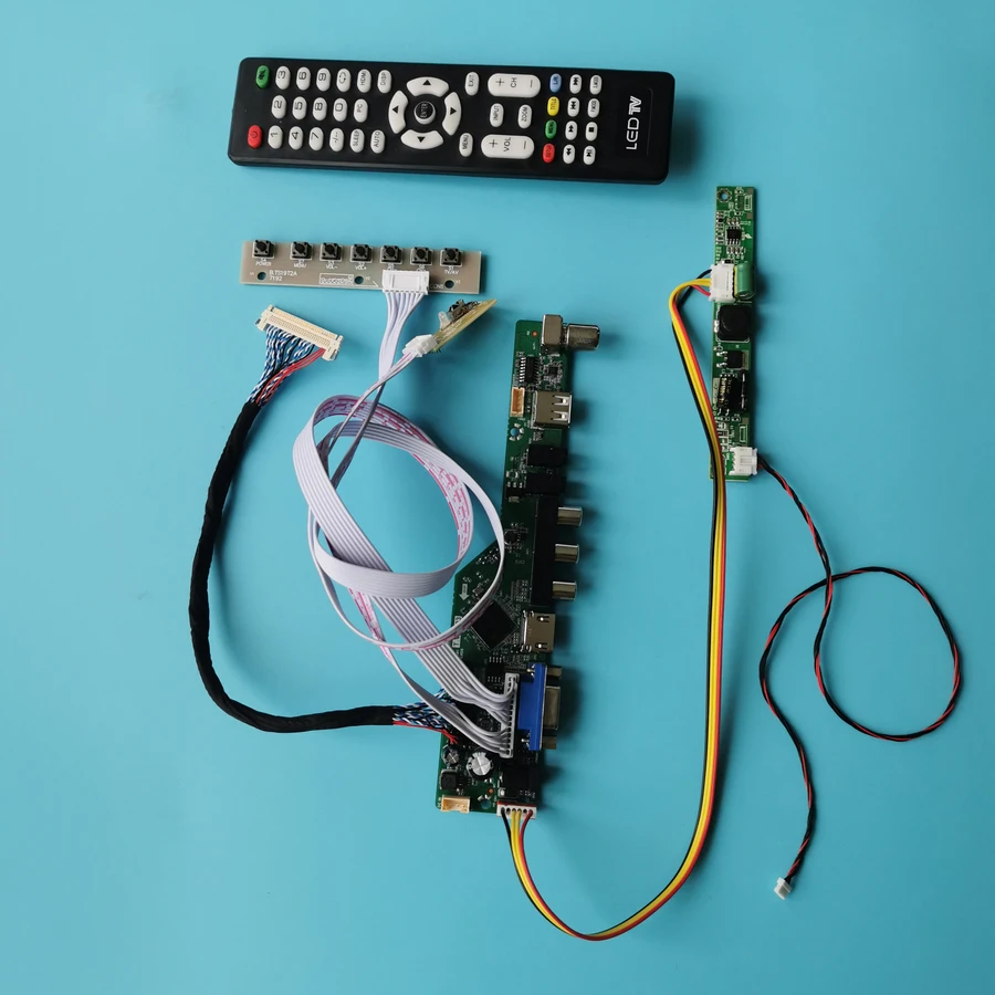 

DVB-T2/T DVB-C 3663 TV Monitor Kit for LM200WD3 LCD LED Screen HDMI+VGA+USB+TV Controller Board Driver