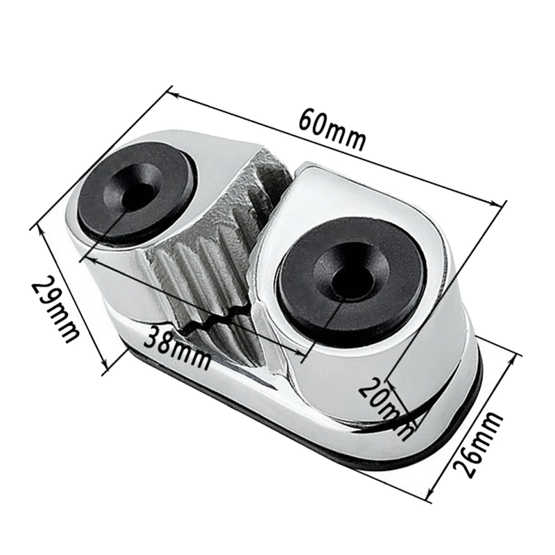 316 нержавеющая сталь 2-рядный шарикоподшипник скоба ведущий ремень шнур для лодки