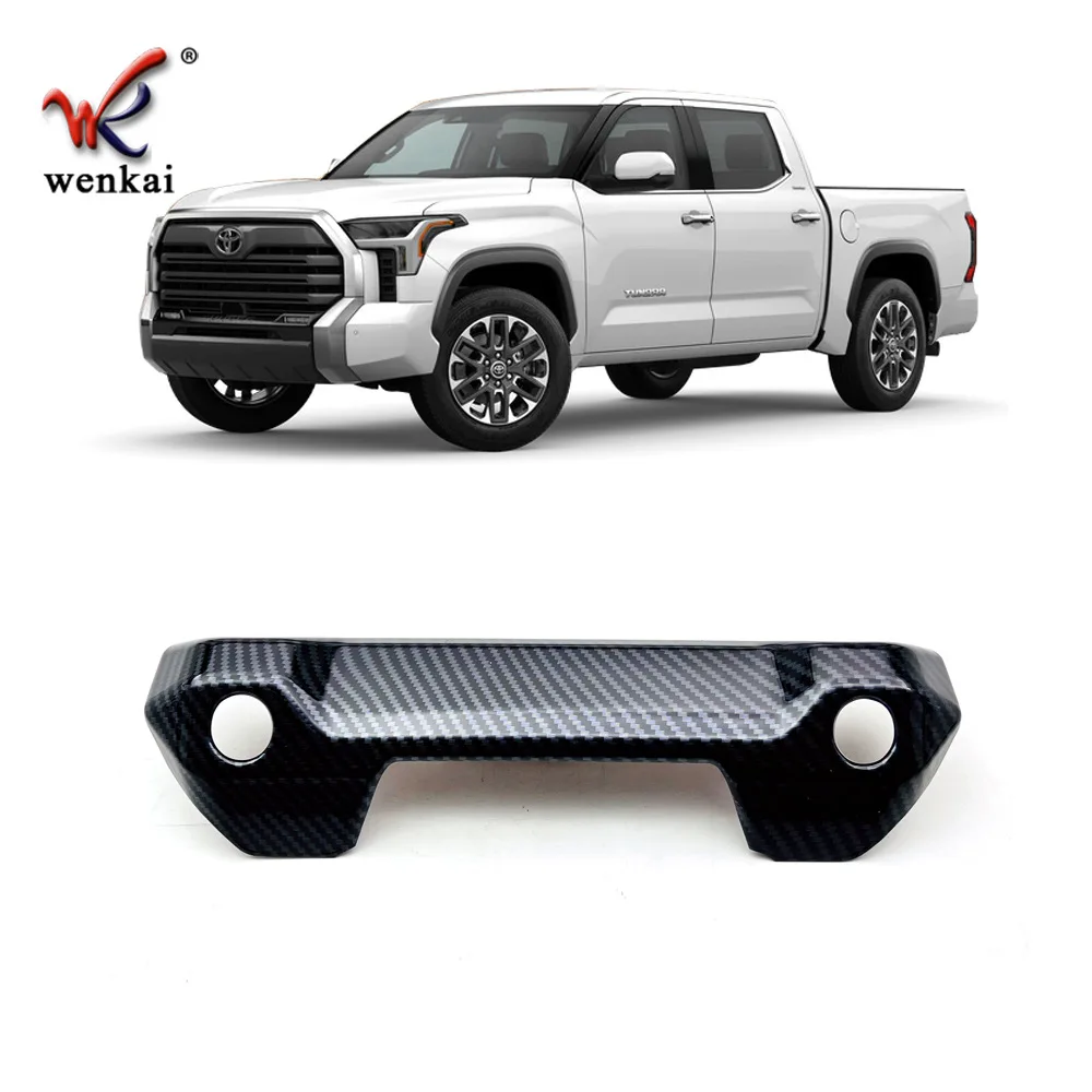 

Для Toyota Tundra 2022, задняя дверь ABS, хромированная крышка ручки багажника, защитная крышка, внешние аксессуары для автомобиля