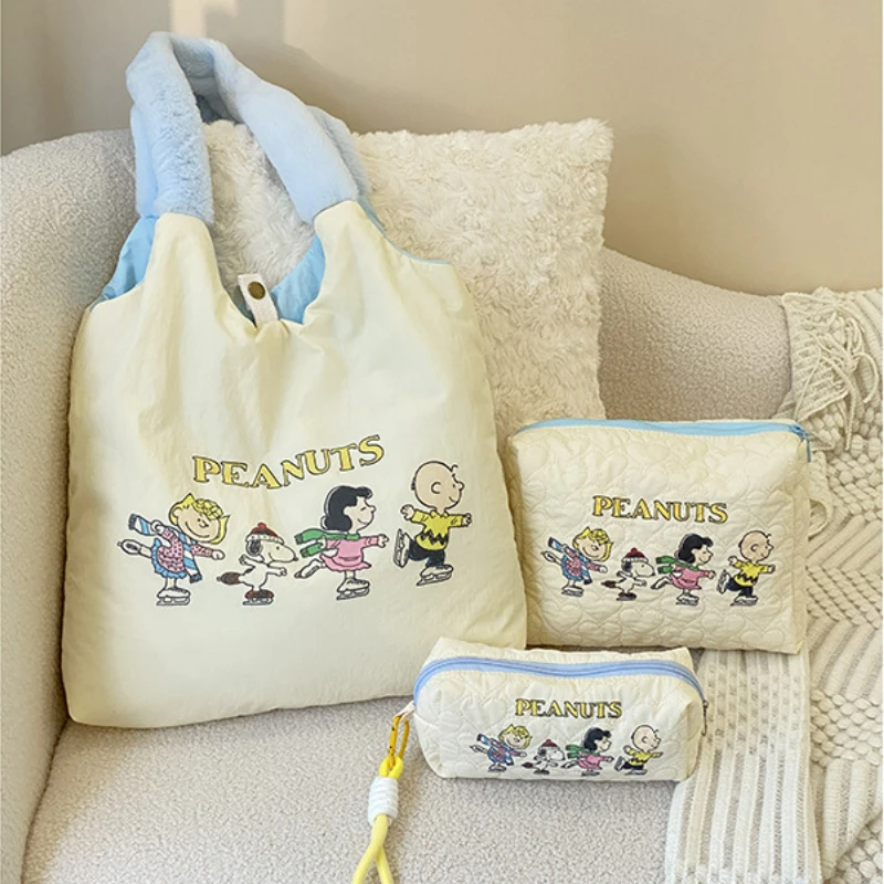 Miniso Snoopy сумки через плечо косметичка женская карандаш 34*32*30/22*7*7*8 см милая