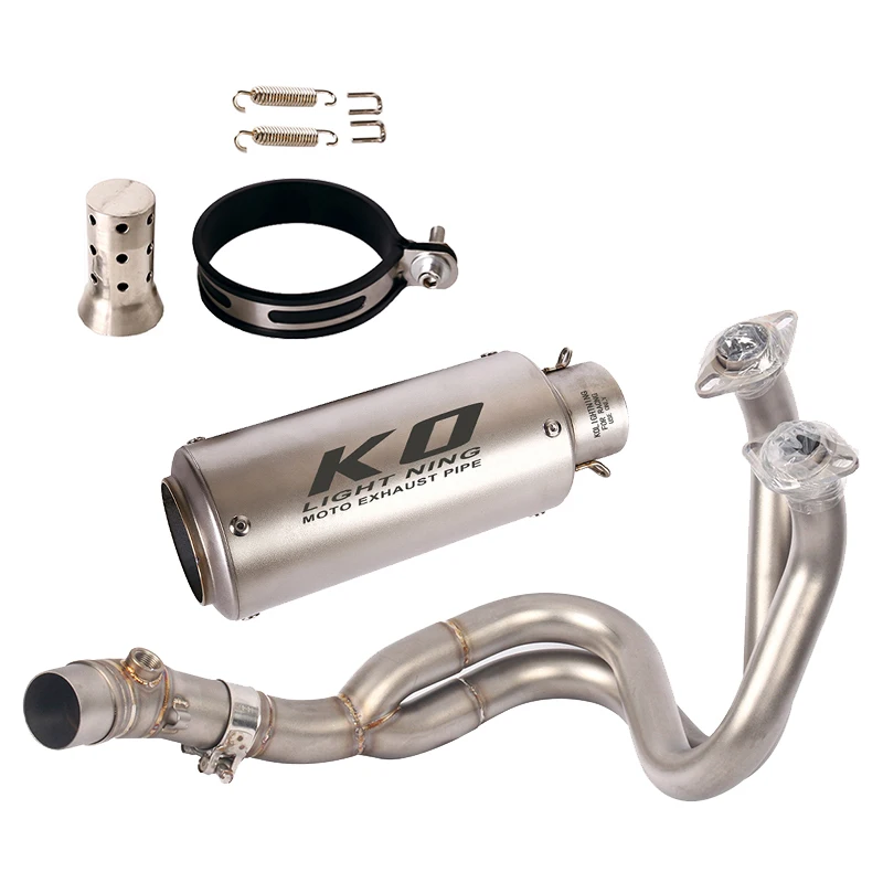 

Motorcycle Accessories For Kawasaki Ninja650 Z650 12-22Escape Pipe Joint Removable Diameter Sliding 51MM Exhaust System Muffler