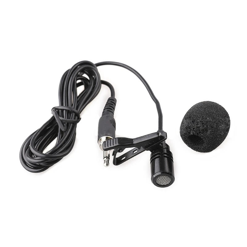 

Long Distance Transmission Lavalier Lapel Microphone Clip On Mic 3.5mm Connector