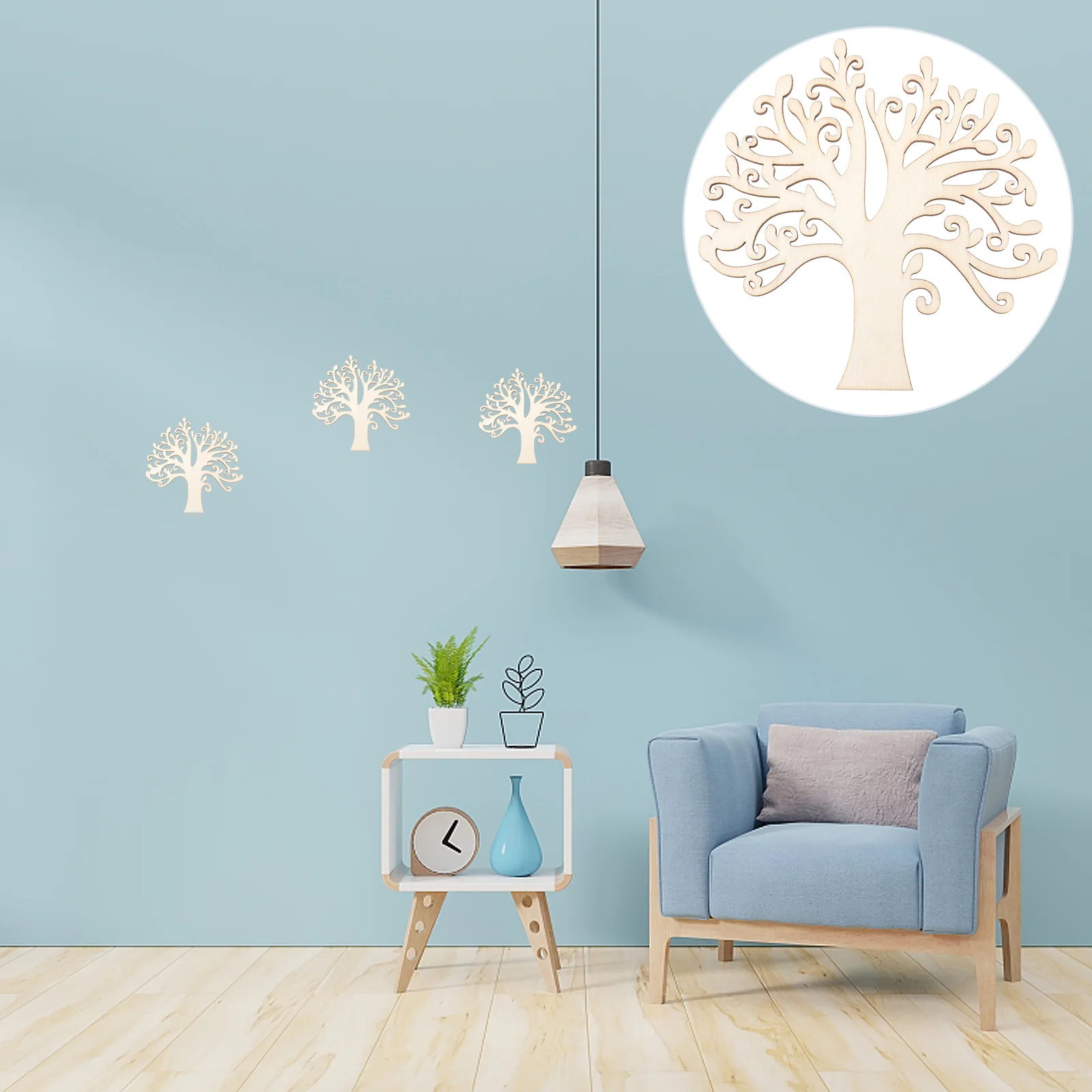 

Tree Wood Wooden Embellishment Crafts Cutout Family Blank Embellishments Unfinished Craft Diy Trees Cutouts Christmas Ornament