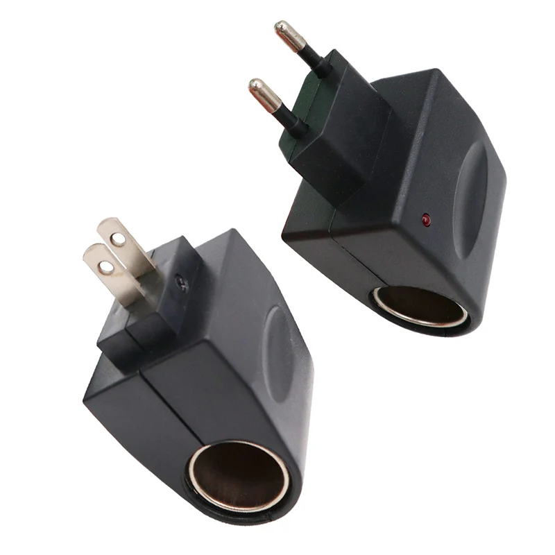 

Universal High Quality Car Cigarette Lighter Power AC 220V To DC 12V Black Adapter Converter Automobile Accessories Wholesale