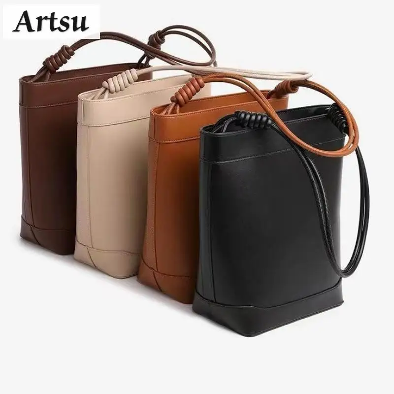 Новые модные сумки на плечо для пригородных поездок текстурированная однотонная