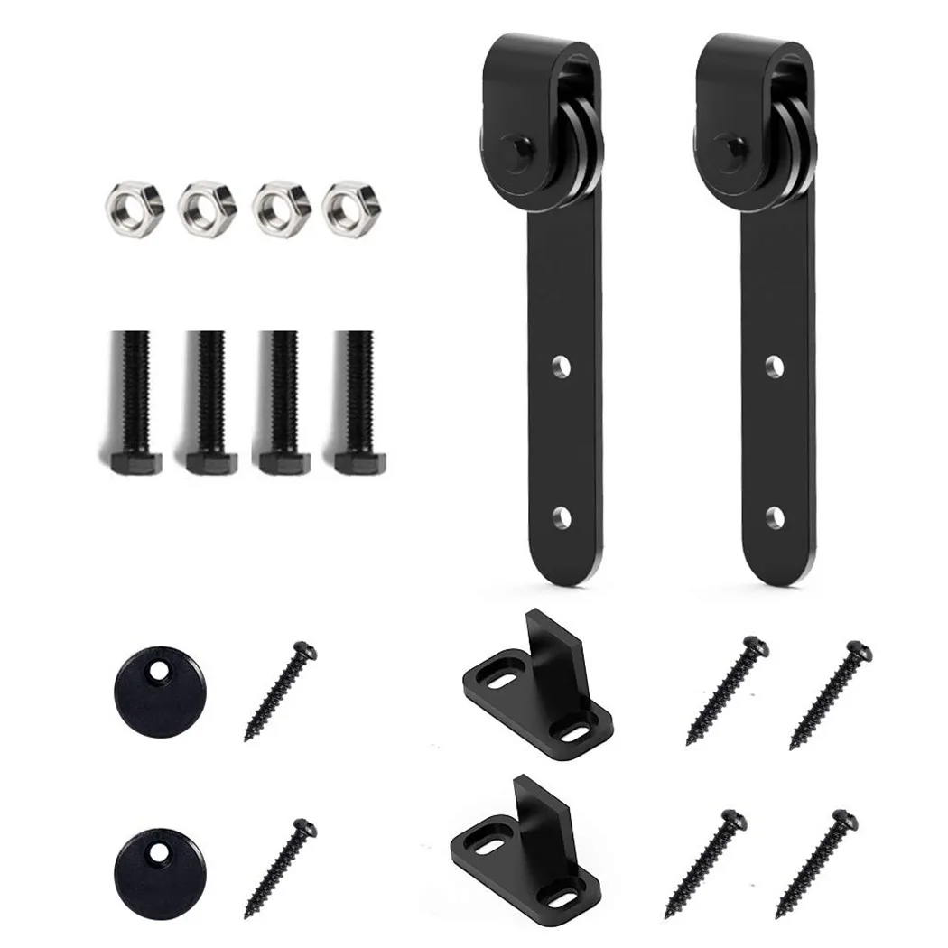 

Cabinet Sliding Barn Door Hardware Kit Super Mini Sliding Door Hardware Carbon Steel Furniture Fittings Home Door Replacement