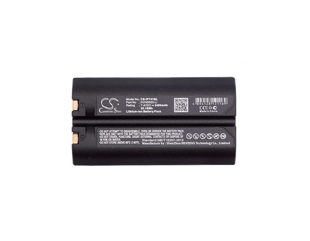 

Cameron Sino 3400mA Intermec 600680, 6804,6808, 681782 T,MF4,PB20A,PB4,PW40