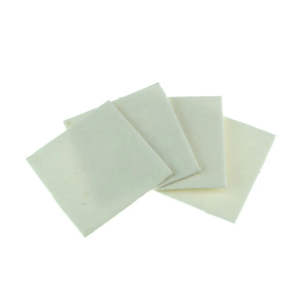 

50 Pieces Of Ceramic Glass Fiber Paper 70x70x1mm Household Square Microwave Furnace Glass Fusion Paper Household Tools
