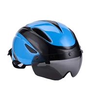bike helmets eps integrally shockproof breathable mountain road mtb bicycle parts sport safety caps cycling equipment with lens