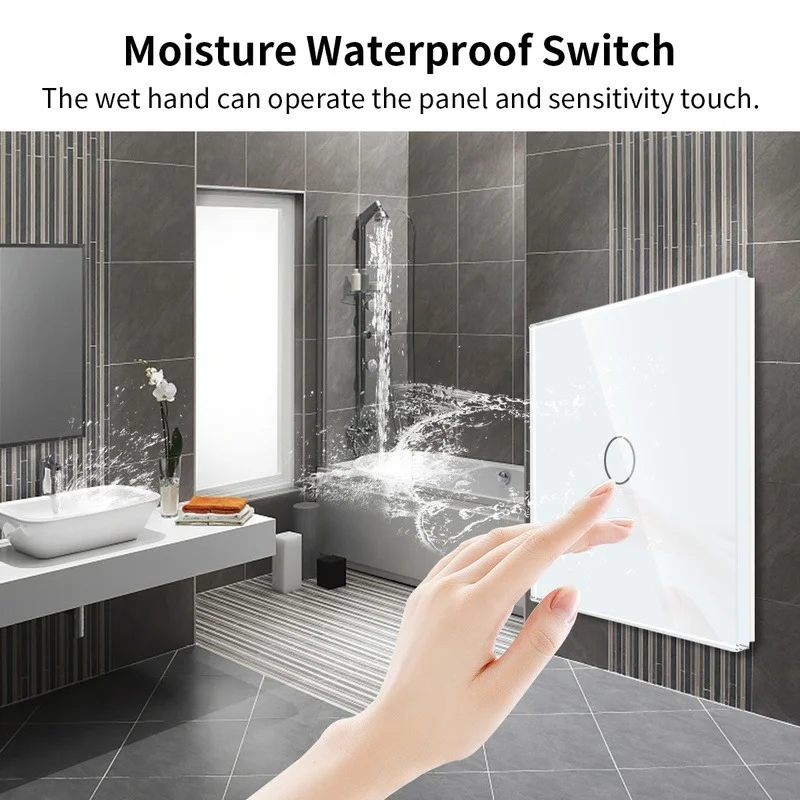 Сенсорный выключатель Bingoelec европейского стандарта настенная панель из