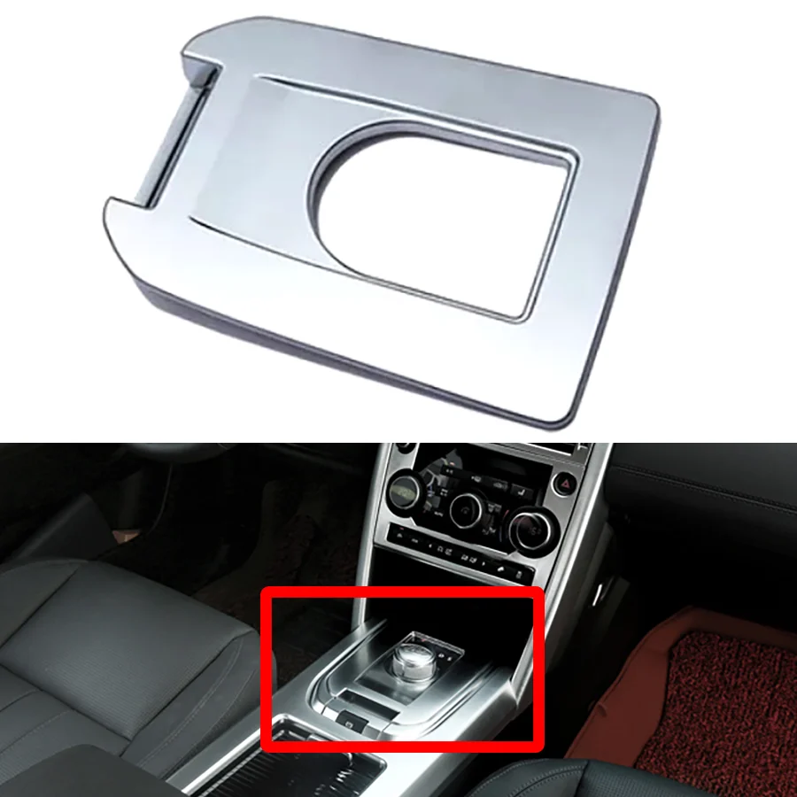 

Center Console Gear Shift Frame Cover Trim Car Accessories Sequin Sticker For Land Rover Discovery Sport 2015 2016-2018 2019
