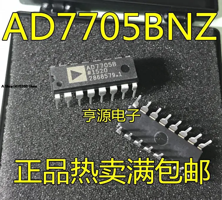 

10pieces AD7705 AD7705BN AD7705BNZ DIP16 16-BIT