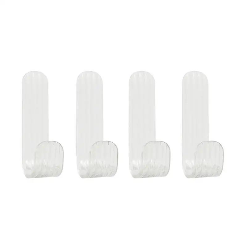

Adhesive Door Hooks Wall Mounted Punching Free Towel Hooks Hanger Self Adhesive Hanging Rack For Kitchen Bathroom Laundry