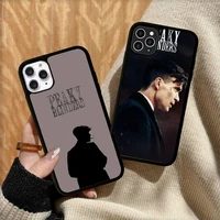 peaky blinders phone case silicone pctpu case for iphone 11 12 13 pro max 8 7 6 plus x se xr hard fundas