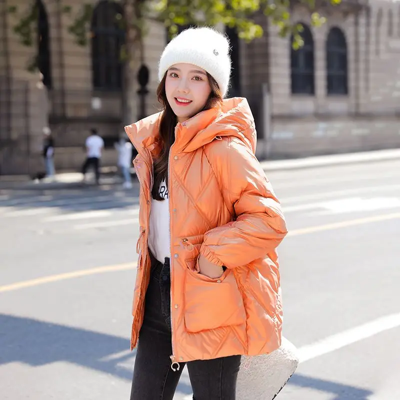 Women's Parkas 2023 New Winter Jacket Warm Coats Padded Jacket Clothes Hooded Thick Down Cotton Coat Female Outwear News S50
