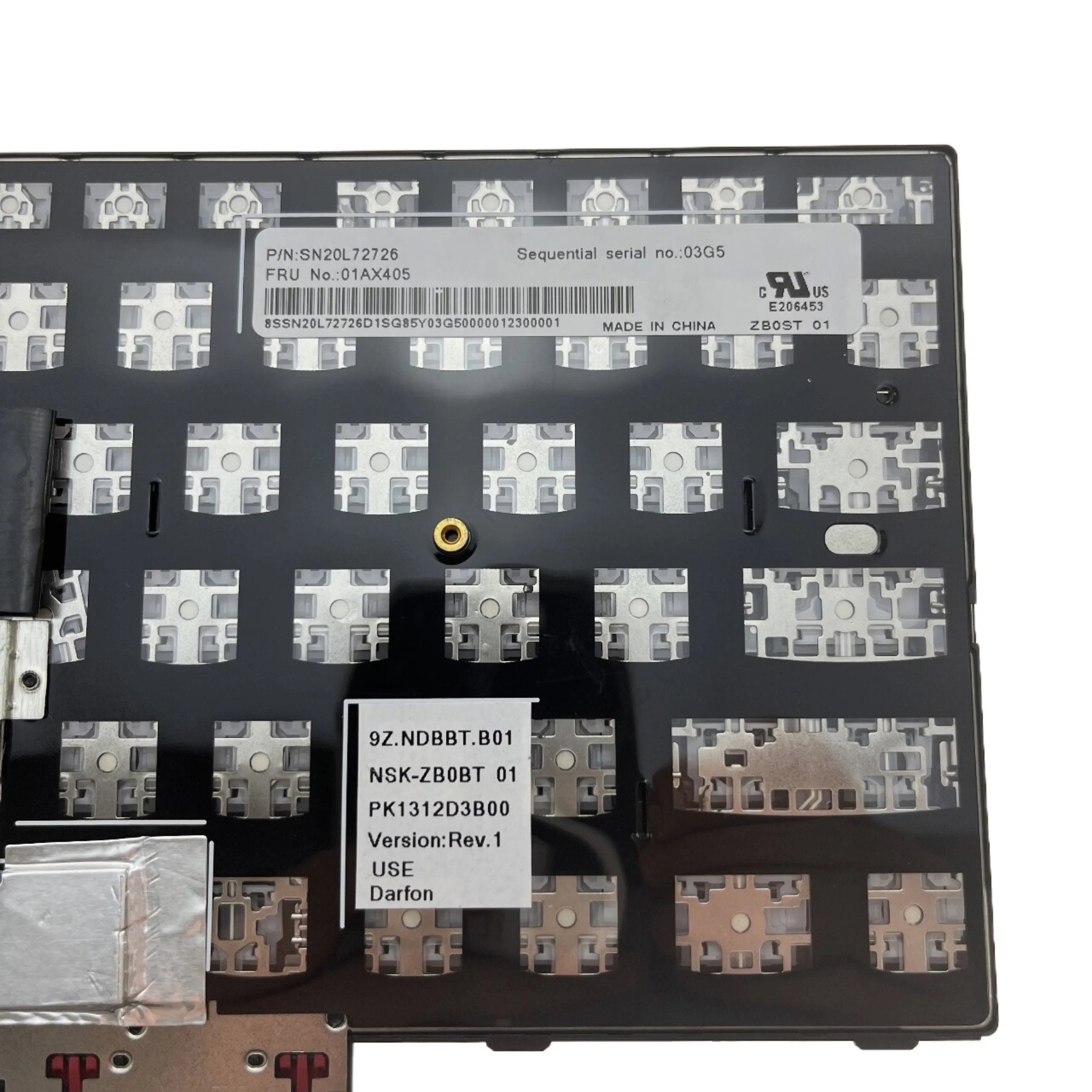 Новая клавиатура US для ноутбука Lenovo Thinkpad T470 T480 A475 A485, запасная часть для ноутбука 01AX405 (art.: 3920bcd694e49) - 3920bcd694e49