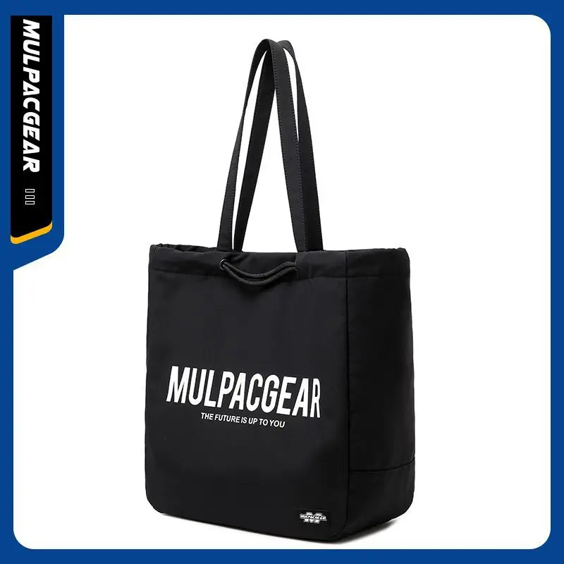 

Totes for Unisex 2022 New Fashion All Match Larger Capacity Letter Prints One Shoulder Bags Boutique Polyester Dating Handbags