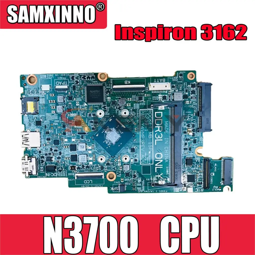

Оригинальная материнская плата для ноутбука DELL Inspiron 3162 3168 Core Pentium N3700 SR29E материнская плата CN-067YYK 067YYK 15239-1 DFR4