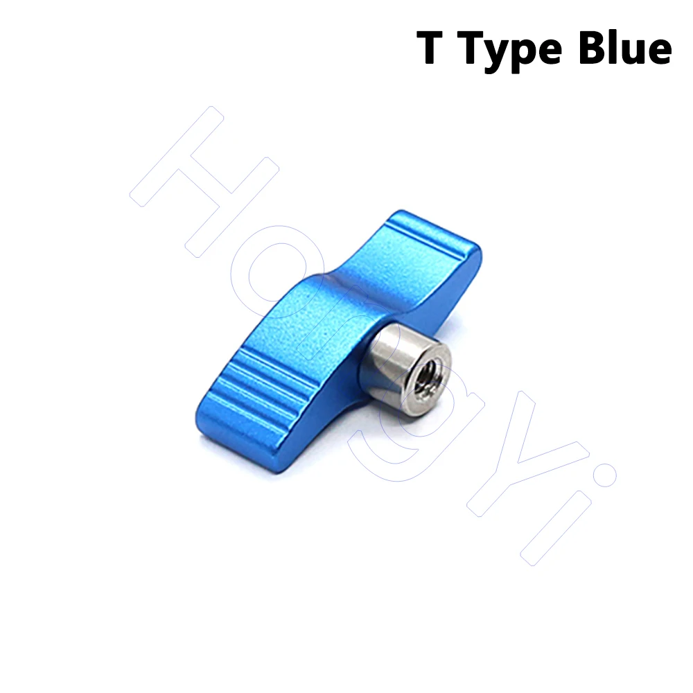 

1 шт. регулируемая гайка для зеркальной камеры DSLR, тип T/7, затягивающиеся гайки вручную, гайка в форме бабочки, M3 M4 M5 M6