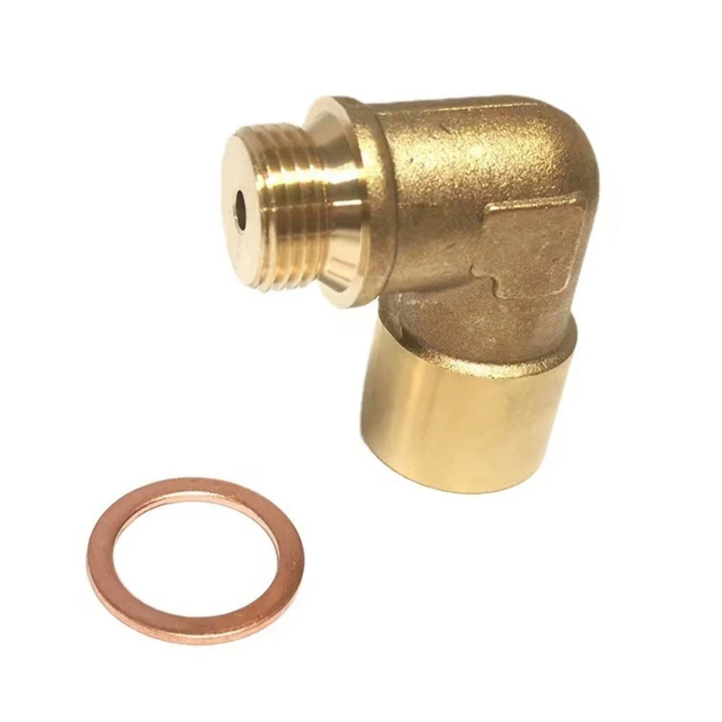 

45/90° Car Oxygen Sensor Connector Extension Filter Bung Adapter Spacer Extender