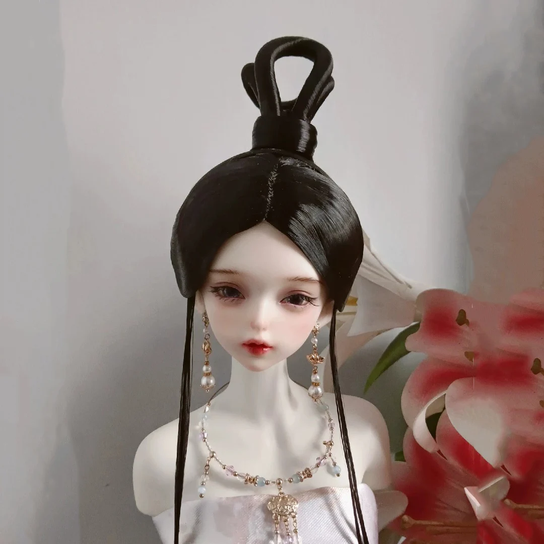 1/6 1/4 1/3 Древний костюм BJD Парик Китайский Hanfu Fairy Hair Ретро парики для BJD/SD YOSD MSD SD13