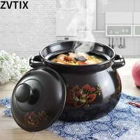 ceramic soup pot not non stick pan thick bottom stewpan cook food chafing dish kitchen cooking pots stew utensils home saucepan