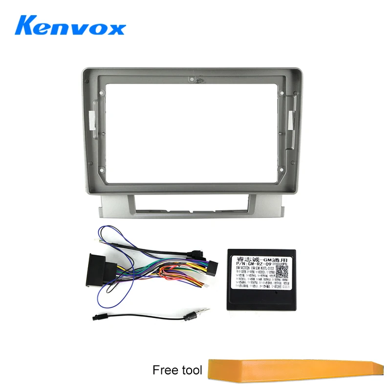 Car Radio Fascia Installation Panel For Buick Excelle 2 2009-2015 Android 9 Inch 2 Din Stereo Mounting Bezel Faceplate Frame Kit
