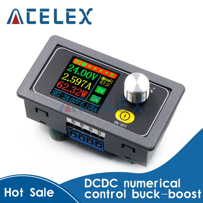

XYS3580 DC DC Buck Boost Converter CC CV 0.6-36V 5A Power Module Adjustable Regulated laboratory power supply variable