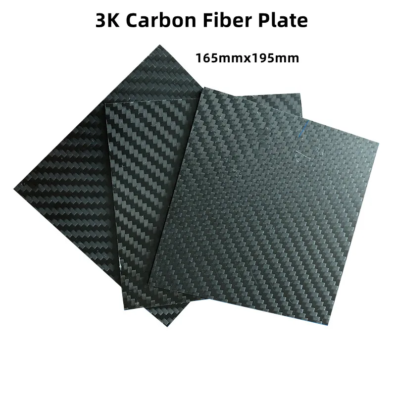 

165mmx195mm 100% 3K Carbon Fiber Plate Sheet Panel For RC Model High Composite Hardness Material Carbon Fiber Board