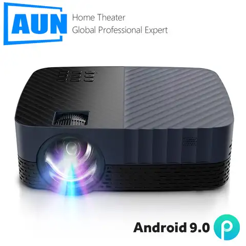 Мини-проектор AUN Z5S, Full HD, 1080P, Android 9, 4k