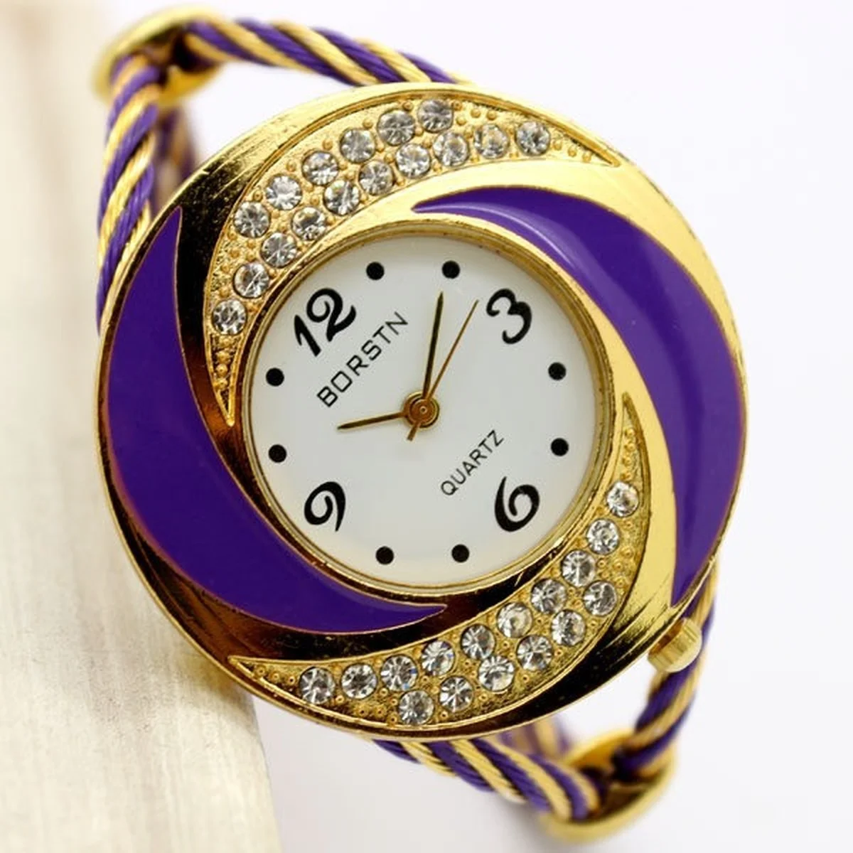 

Watch New Braided Watch Diamond Bracelet Ladies Watch Watch for Women Hell Gate Women's Watch Luxury Skeleton Bracelet Watch