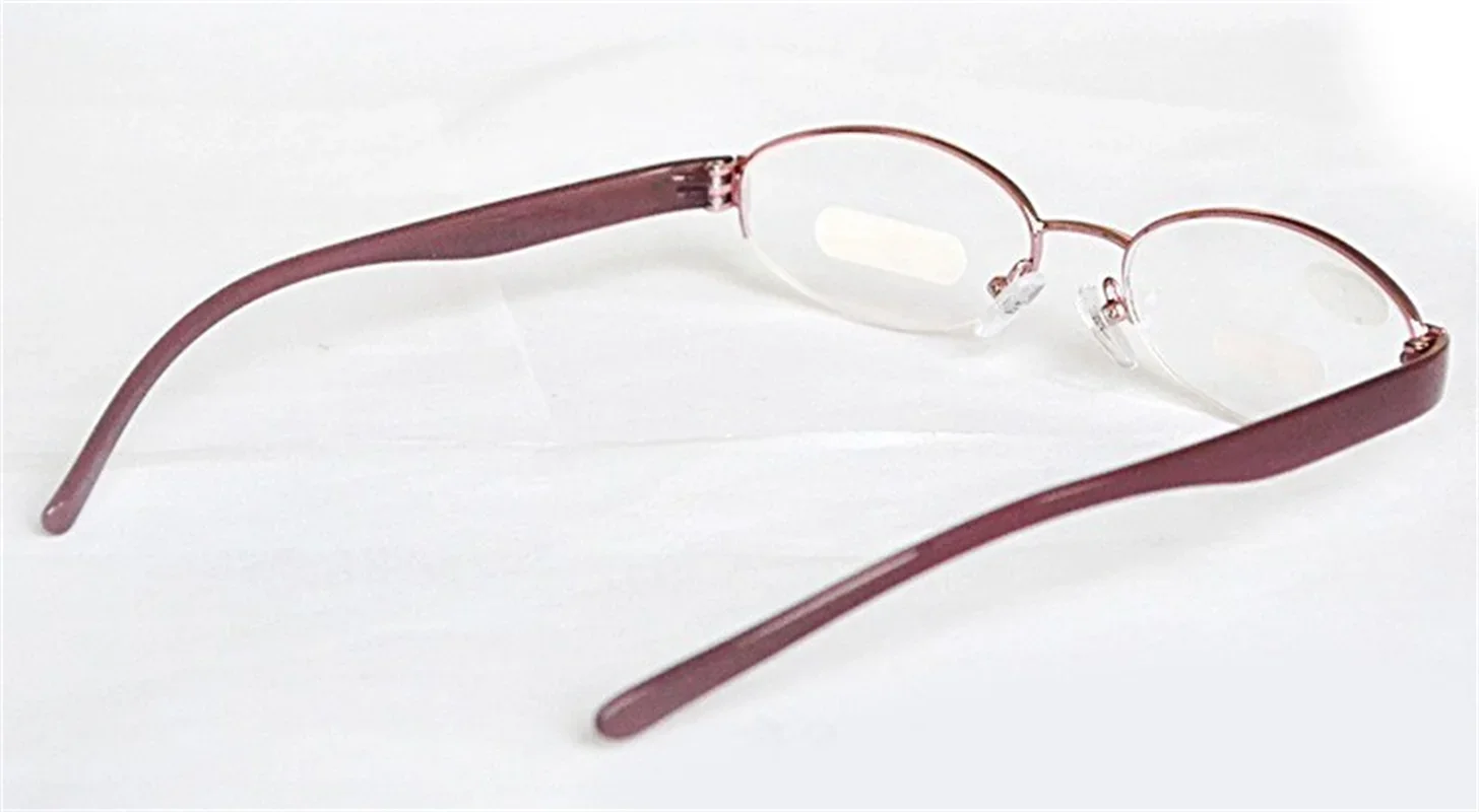Полуободковые Модные женские очки для чтения TR90 супертонкая оправа + 4 5 6 7 to 13 Ochki